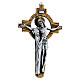 Krucyfiks Medjugorje Chrystus i Maryja 25x16 cm s3