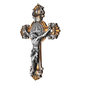 Cruzes e Ímanes: Crucifixo Medjugorje de São Bento 26x18 cm