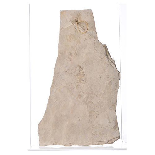 Cuadro Piedra Virgen de Medjugorje 40x23 cm. 2