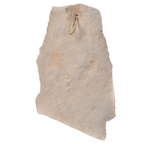 Tableau pierre de Mejugorje 33x19cm image Vierge à l'enfant 2