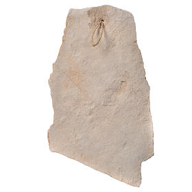 Quadro pietra Medjugorje Madonna Bimbo 33x19