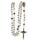 Medjugorje rosary in white stone Divine Mercy of Jesus s4