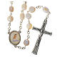 Medjugorje rosary in mother of pearl s1