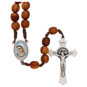 Terços e Porta Terços Nossa Senhora de Medjugorje: Terço contas oliveira de Medjugorje