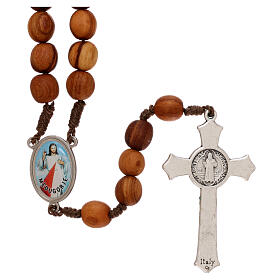 Terços e Porta Terços Nossa Senhora de Medjugorje: Terço contas oliveira de Medjugorje