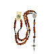 Rosary with grains in Medjugorje olive wood s4