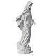 Our Lady of Medjugorje white statue, unbreakable, 40cm s3