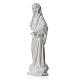 Statue Notre-Dame de Medjugorje blanche 40 cm incassable s2
