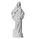 Statua Madonna di Medjugorje bianca 40 cm infrangibile s1