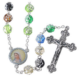 Różańce Pudełeczka na różańce Medjugorje: Różaniec pvc kolorowy Medjugorje