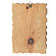 Quadretto legno stampa Madonna Medjugorje 18x12 s2