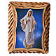 Holz-Bild Gottesmutter von Medjugorje 23x19cm s1