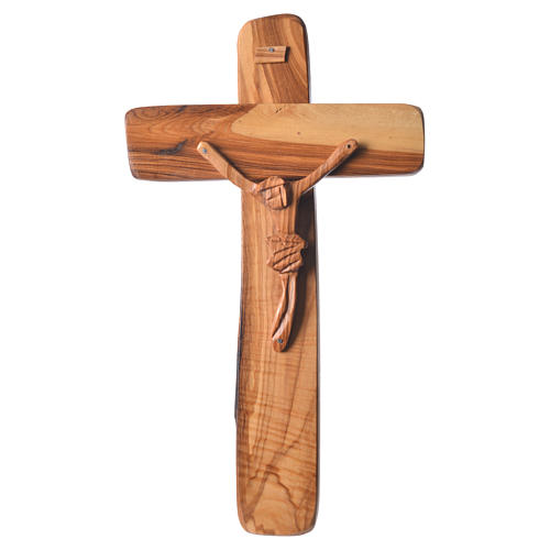 Medjugorje olive wood crucifix 1