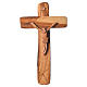 Medjugorje olive wood crucifix s1