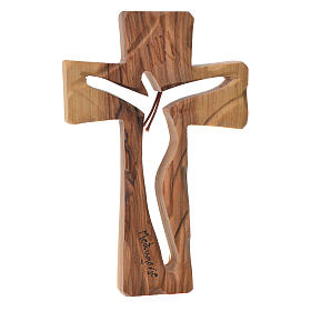 Cruzes e Ímanes: Cruz oliveira Medjugorje 13x8 cm