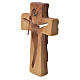 Medjugorje Cross in olive wood measuring 13x8cm s2