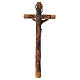 Medjugorje Cross in olive wood measuring 14x7cm s2