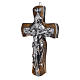 Medjugorje Cross in resin with gold finish s2