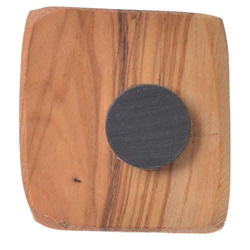 Magnet in Medjugorje olive wood 5x4cm 2
