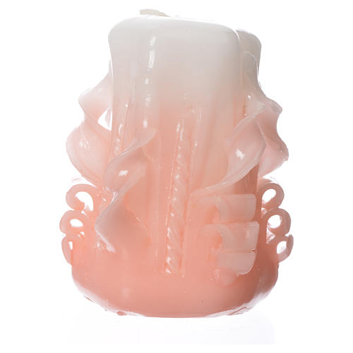 Vela Medjugorje cor-de-rosa 8x4,5 cm 2