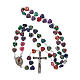 Medjugorje rosary in fimo with hearts s4