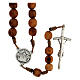Medjugorje rosary in olive wood Pope Francis s2