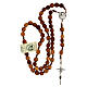 Medjugorje rosary in olive wood Pope Francis s4