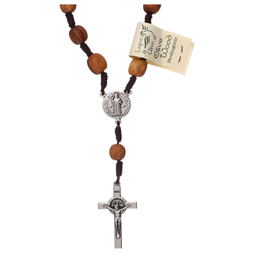Medjugorje single decade olive wood rosary 1
