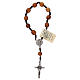 Medjugorje single decade olive wood rosary s3