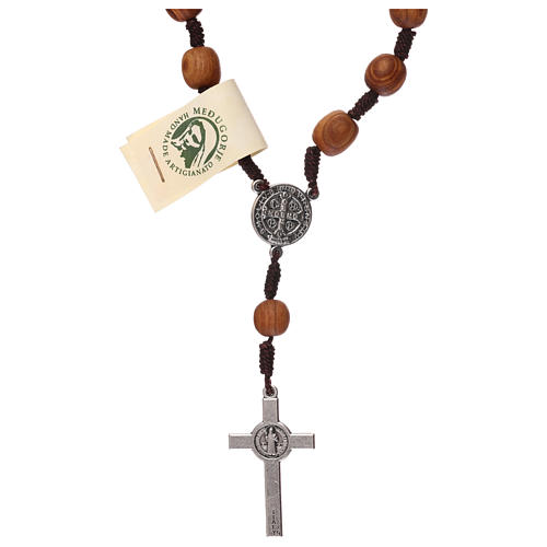 Medjugorje single decade olive wood rosary 2