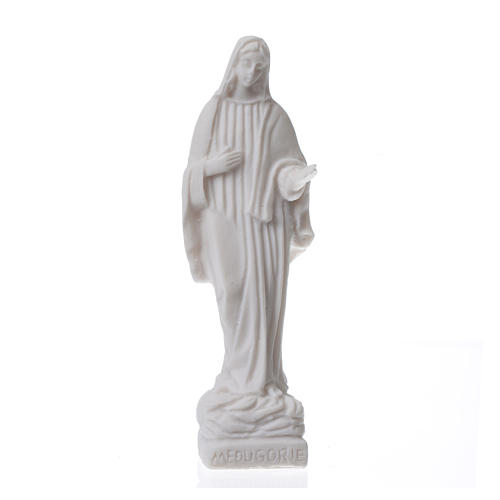Statuetta Madonna Medjugorje h. 9 cm 1