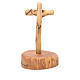Crucifix de table bois olivier de Medjugorje s2