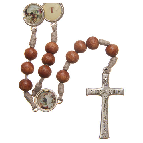 Way of the Cross Medjugorje rosary in olive wood 2