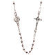 Collar rosario Cruz Cristo Medjugorje s1