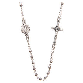 Medjugorje Rosary necklace with Christ's cross