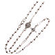 Medjugorje Rosary necklace with Christ's cross s3
