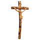 Wall cross in Medjugorje olive wood s1