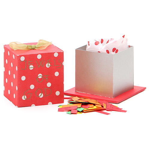 Caresses de Dieu coffret ruban vert Medjugorje ANG 4