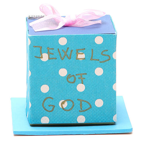 Gottes Zärtlichkeiten Geschenkbox mit rosa Band Medjugorje (Englisch) 1