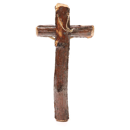 Crucifijo madera de Medjurgorje para colgar 2