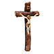 Crucifix bois de Medjugorje à suspendre s1