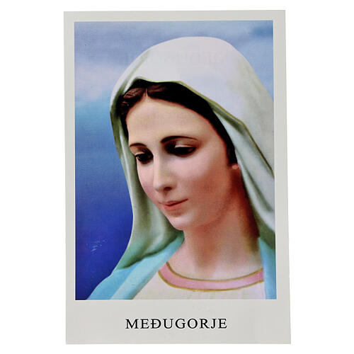 Bransoletka sprężynka medalik Madonna z Medziugorie 6