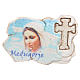 Magnet Our Lady of Medjugorje face and cross s1