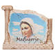 Magnet Our Lady of Medjugorje face and columns s1