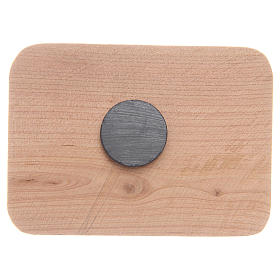 Magnet in Medjugorje olive wood, 8x5,5cm