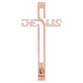 Croix Jésus Medjugorje en hêtre