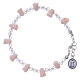 Medjugorje Rosary bracelet with ceramic roses and icon of Our Lady s2