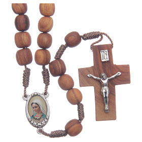 Terços e Porta Terços Nossa Senhora de Medjugorje: Terço oliveira Medjugorje medalhas ovais São Bento