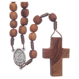 Terços e Porta Terços Nossa Senhora de Medjugorje: Terço oliveira Medjugorje medalhas ovais São Bento