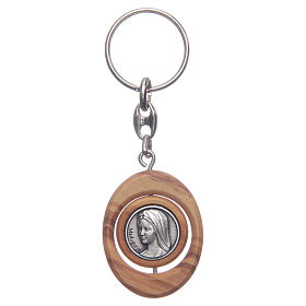 Porte-clef tournant Medjugorje olivier s1